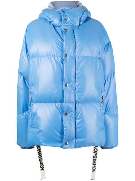  Khrisjoy Khrisman Hooded Puffer Jacket - Blue 