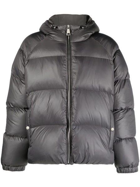  Khrisjoy Logo-embossed Padded Down Jacket - Grey 