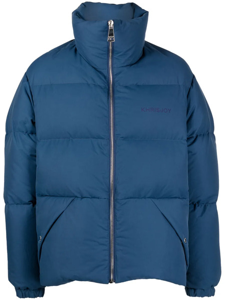  Khrisjoy Logo-print Padded Jacket - Blue 