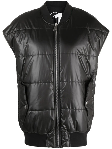 Khrisjoy Padded Bomber Vest - Black 