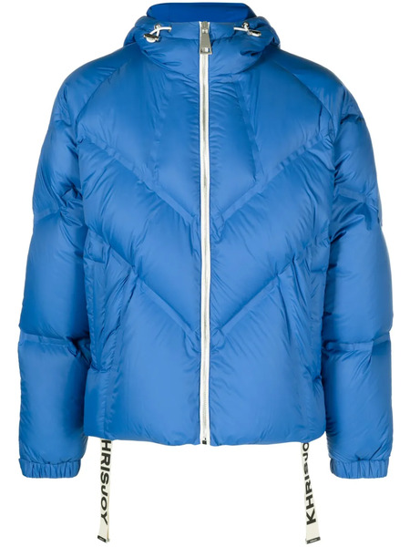  Khrisjoy Quilted Hooded Jacket - Blue 