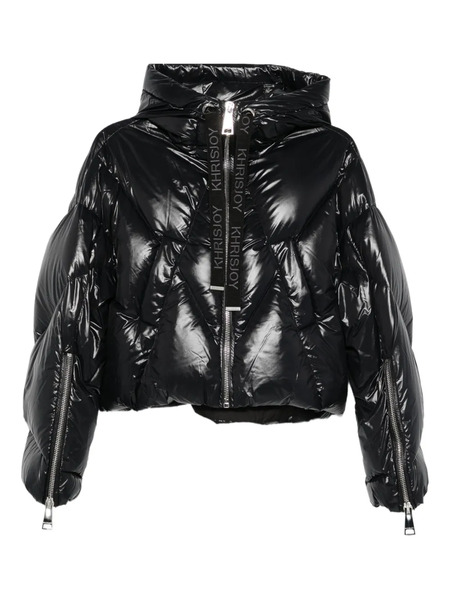  Khrisjoy Quilted-hooded Puffer Jacket - Black 