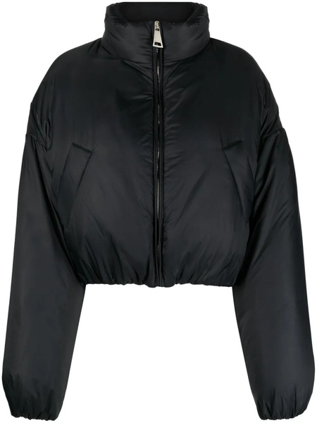  Khrisjoy Zipped Cropped Jacket - Black 