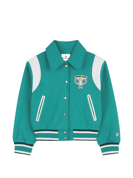  Kids Around Collared Jacket - Green 