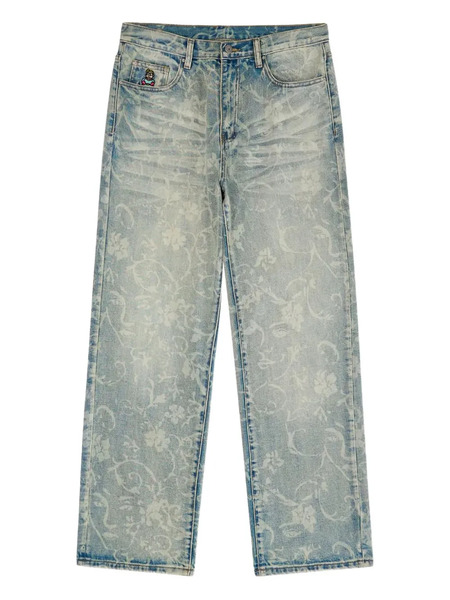  Kidsuper Floral-pattern Jeans - Blue 