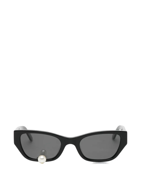  Kimhekim Crystal Ear Sunglasses - Black 