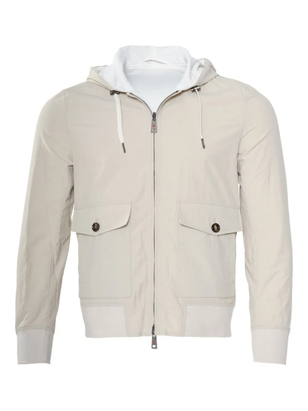  Kired Kired Hooded Reversible Jacket - Neutrals 