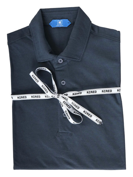  Kired Quarter-button Polo Shirt - Blue 