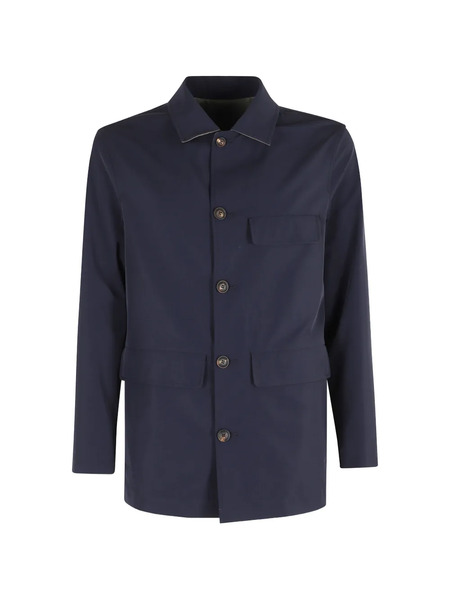  Kired Reversible Flap-pocket Jacket - Blue 