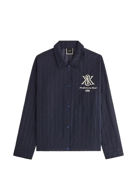  Kith Kieran Crest Coaches Jacket - Blue 