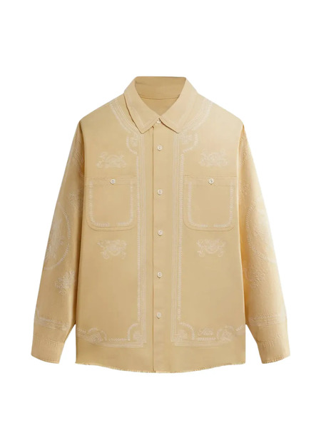  Kith Raw Hem Apollo Shirt - Neutrals 