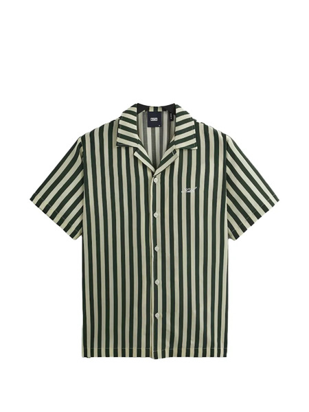  Kith Striped Collar Shirt - Green 