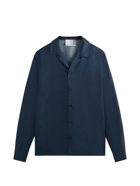  Kith Thompson Monogram Long-sleeve Shirt - Blue 