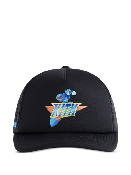  Kith X Capcom Mega-man Trucker Cap Hat - Black 