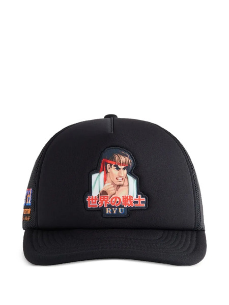  Kith X Capcom Ryu Trucker Cap Hat - Black 