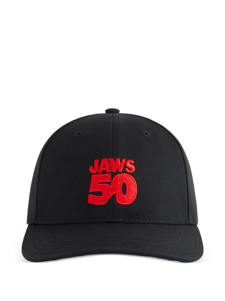  Kith X Jaws Embroidered Classic Cap Hat - Black 