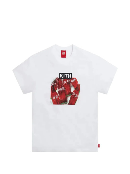  Kith Xcoca-cola Language Bottle Graphic T-shirt - White 