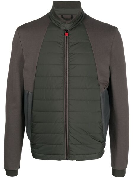  Kiton Blouson Zip-up Quilted Jacket - Green 