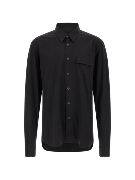  Kiton Buba Snap-button Shirt - Black 