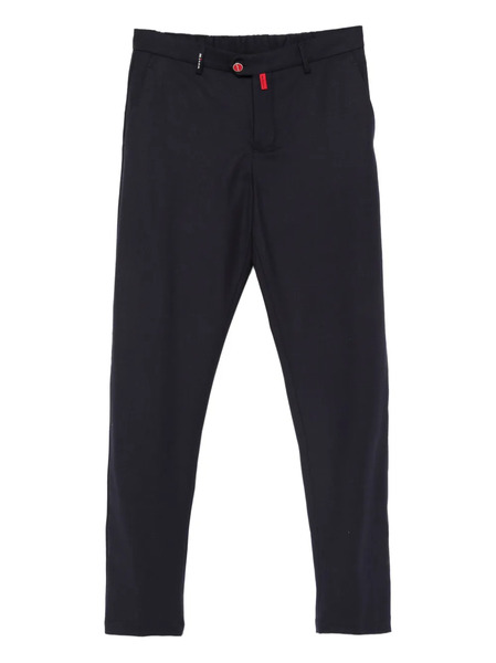  Kiton Button-fastening Trousers - Blue 