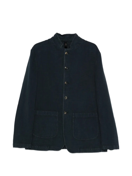  Kiton Button Patch Pocket Jacket - Blue 