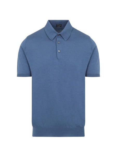  Kiton Buttoned Polo Shirt - Blue 