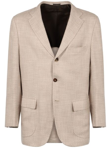  Kiton Cashmere-wool Jacket - Neutrals 