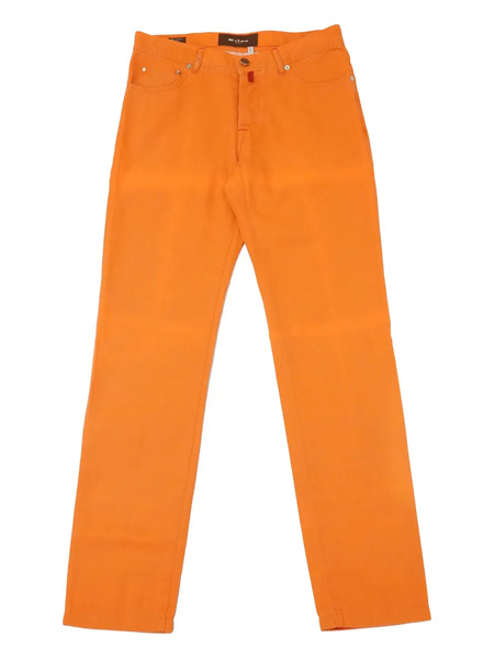  Kiton Cotton Regular Jeans - Orange 