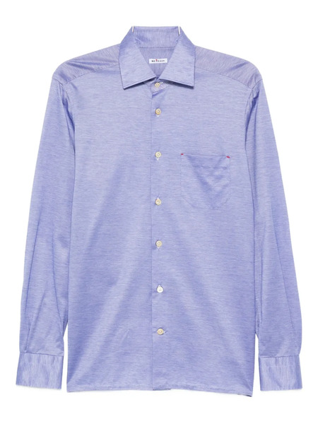  Kiton Cotton Shirt - Blue 