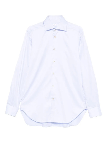  Kiton Cotton Shirt - Blue 
