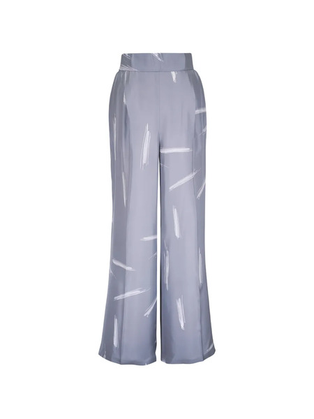  Kiton Creased Palazzo Pants - Grey 