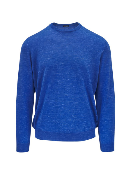  Kiton Crew Neck Sweater - Blue 