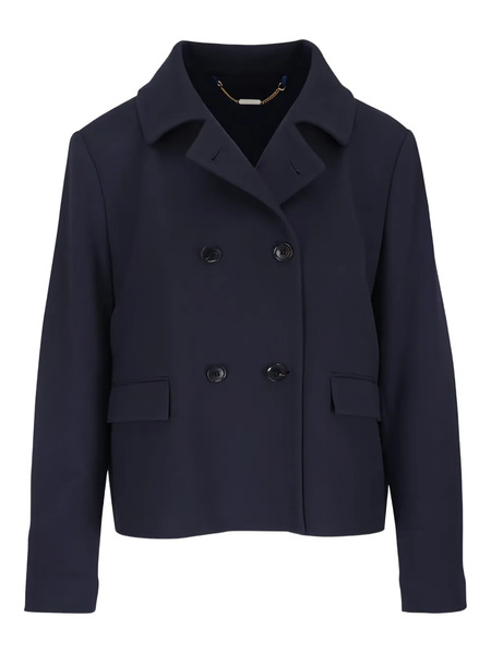  Kiton Double-breasted Jacket - Blue 