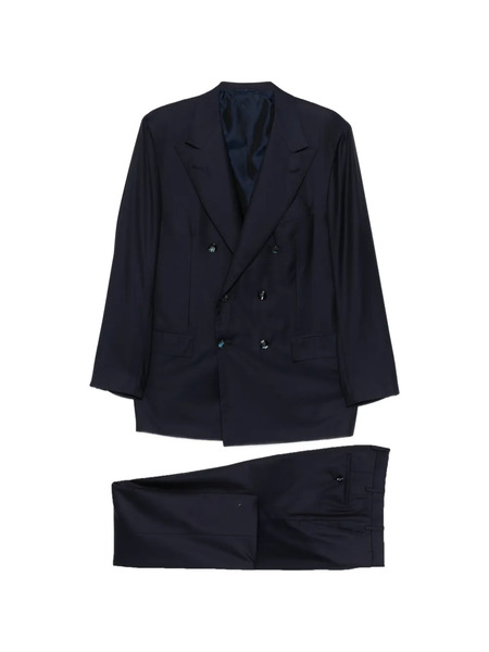 Kiton Double-breasted Suit - Blue 