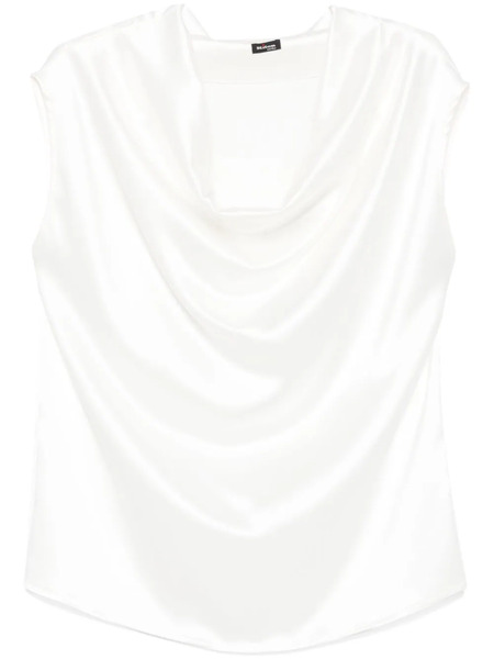  Kiton Draped-detail Blouse - White 