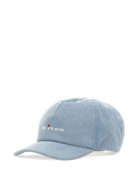  Kiton Embroidered Baseball Cap - Blue 