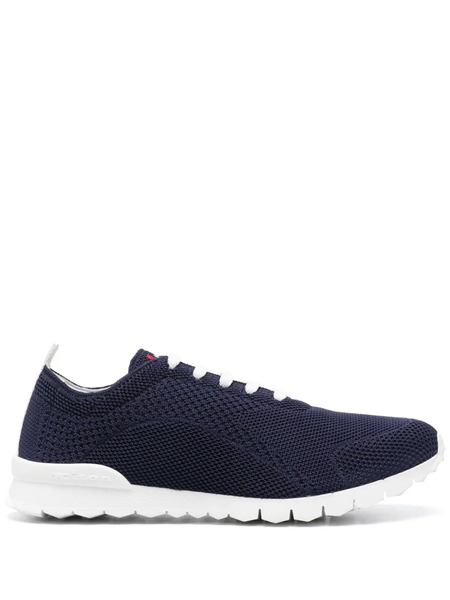  Kiton Embroidered-logo Sneakers - Blue 