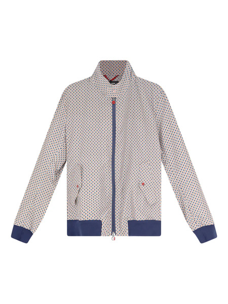  Kiton Enamelled Button Pattern Jacket - Neutrals 