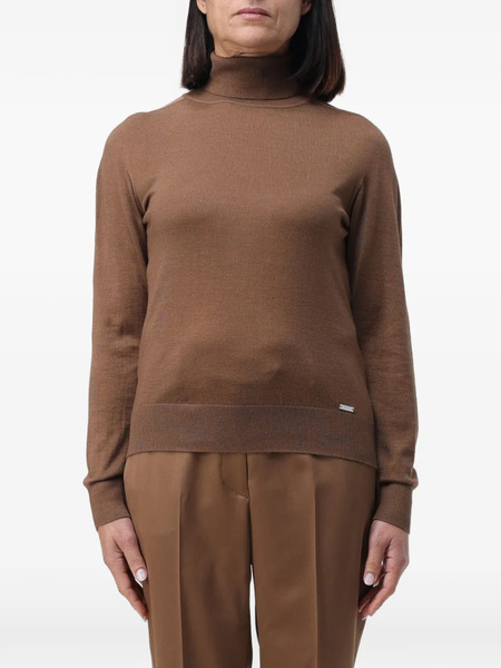  Kiton High-neck Sweater - Brown 