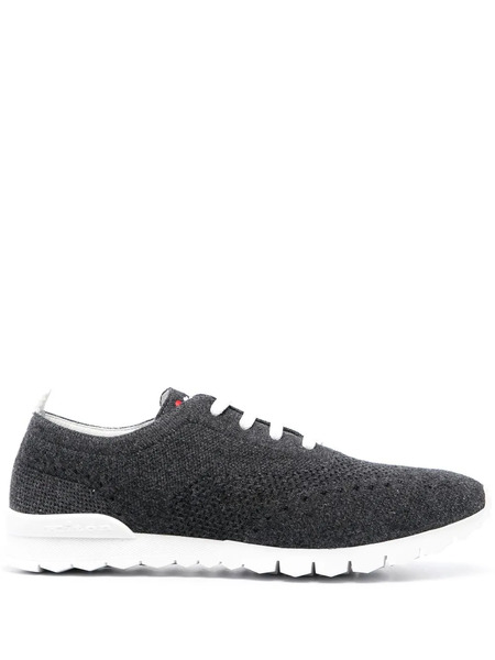  Kiton Knitted Low-top Sneakers - Grey 