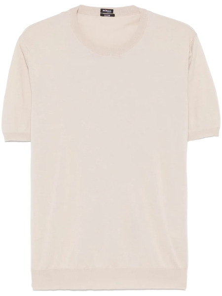  Kiton Knitted T-shirt - Neutrals 