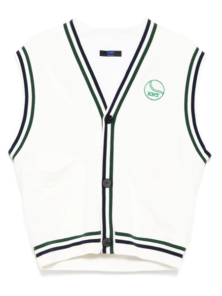  Kiton Knt Vest - White 