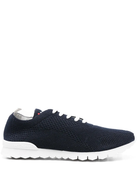  Kiton Lace-up Low-top Sneakers - Blue 