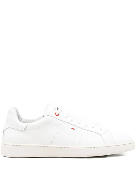  Kiton Leather Sneakers - White 