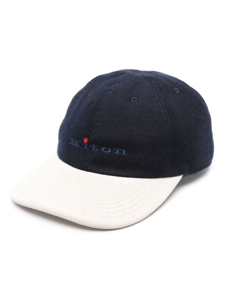  Kiton Logo-embroidered Baseball Cap - Blue 