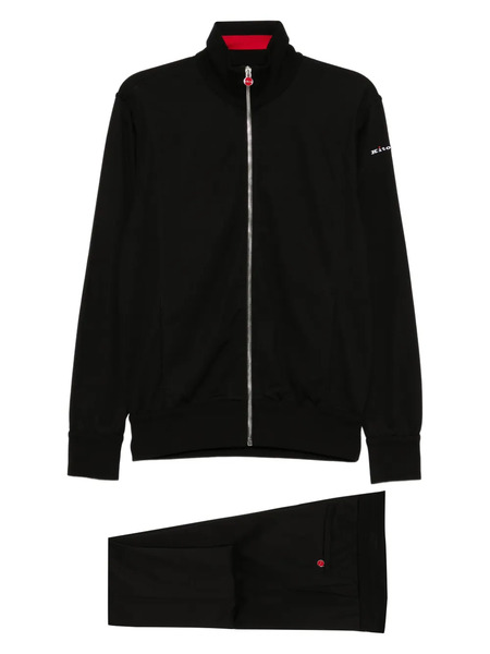  Kiton Logo-embroidered Trousers Set - Black 