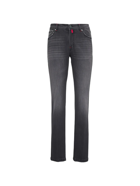  Kiton Logo Jeans - Grey 