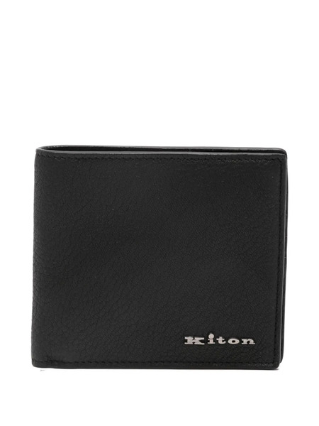  Kiton Logo-lettering Wallet - Black 