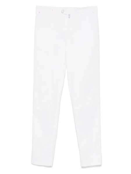  Kiton Logo-patch Chinos - White 