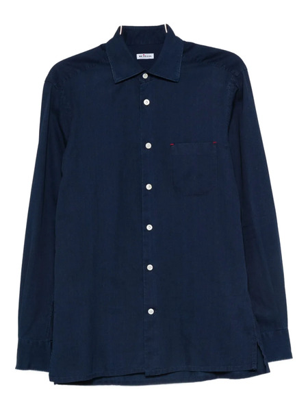  Kiton Long-sleeve Button-down Shirt - Blue 